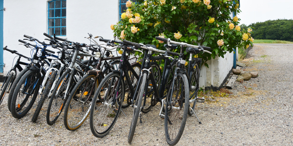 Möglichkeit ein Fahrrad auf Lilleskovgaard zu leihen
